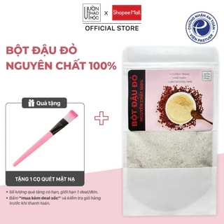 Bột đậu đỏ Vườn Thảo Mộc nguyên chất 100% Organic, đắp mặt nạ dưỡng da, tắm trắng, tẩy sạch da chết