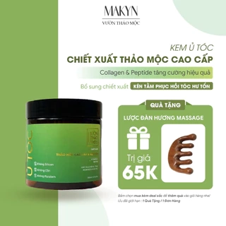 Kem ủ tóc Vườn Thảo Mộc cao cấp phục hồi tóc siêu mềm,bóng mượt giảm gãy rụng size 200ml