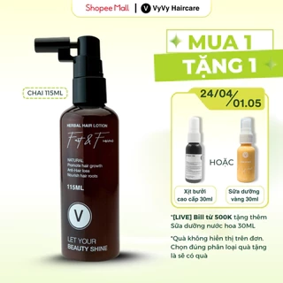 Xịt bưởi Nano kích mọc tóc nhanh dài làm dày và giảm rụng tóc Vyvyhaircare V 115ml