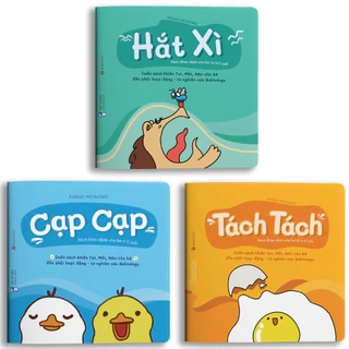 Sách Ehon - Combo 3 cuốn Thật bất ngờ - Dành cho trẻ từ 0 đến 2 tuổi