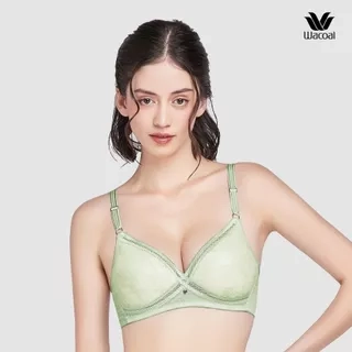 Áo lót Wacoal Lecien I22SFB197 không gọng, form thoải mái, cup 3/4, ren, dây liền - 22SFB197