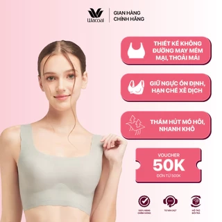 Áo ngực nữ Wacoal bản to nâng ngực không gọng không viền, Áo lót nữ liền dây bản lưng to - ICGG540