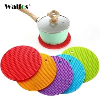 Đế lót nồi Walfos bằng silicon chống trượt chịu nhiệt độ cỡ 18x18CM 6 màu sắc tùy chọn