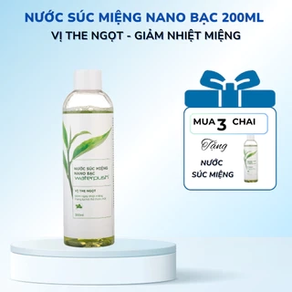 Nước Súc Miệng Nano Bạc WaterPush Giảm Nhiệt Miệng, Thơm Miệng, Dùng Được Cho Máy Tăm Nước