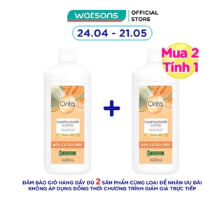 Gel Tắm Orita Hương Dưa Đỏ Shower Gel Cantaloupe Scented 1400ml