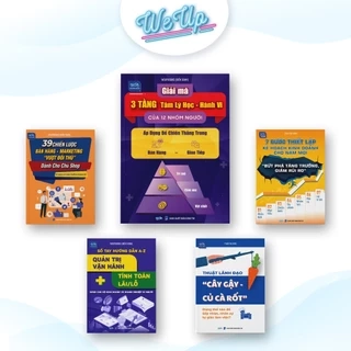 COMBO 5 CUỐN SÁCH: Gỉải mã 3 tầng tâm lý học, 39 chiến lược bán hàng, 7 bước lập KH, Quản trị lãi/lỗ , Thuật lãnh đạo