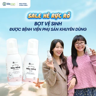 Bọt Vệ Sinh Phụ Nữ Mây Hồng - Dung Dịch Vệ Sinh Trầu Không Lô Hội - Giảm Viêm Ngứa, Khử Mùi, Cân Bằng pH - Cỏ Mềm 150ml