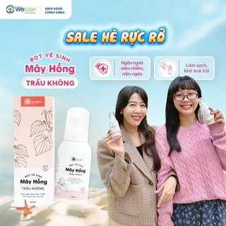 Dung Dịch Vệ Sinh Mây Hồng - Dạng Bọt Tinh Chất Trầu Không - Giảm Ngứa, Ngừa Viêm, Khử Mùi - Cỏ Mềm 150ml