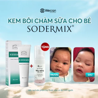 Kem Bôi Chàm Sữa SODERMIX 30g - Tặng Mây Hồng Cho Mẹ - Hỗ Trợ Giảm Ngứa Ngáy, Viêm Da Cơ Địa, Mẩn Đỏ, Dưỡng Ẩm Cho Bé