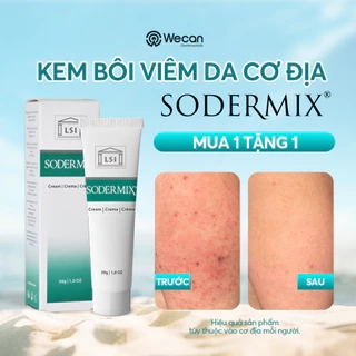 Kem Bôi Viêm Da Cơ Địa SODERMIX 30gr - Hỗ Trợ Giảm Ngứa Ngáy Lâu Năm, Eczema, Chàm Sữa, Tổ Đỉa - Dưỡng Ẩm - Nhập Pháp