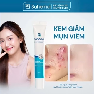 Kem Chấm Mụn Sahemul Giảm Mụn Viêm, Mụn Bọc, Mụn Mủ, Mụn Trứng Cá Hiệu Quả Nhanh 20gr