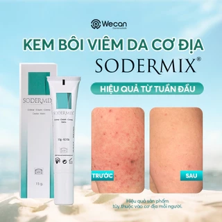 SODERMIX - Kem Bôi Viêm Da Cơ Địa Hỗ Trợ Giảm Ngứa Ngáy, Eczema, Chàm Sữa, Tổ Đỉa, Dưỡng Ẩm, Nhập Từ Pháp