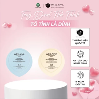 Cặp dầu gội đầu, dầu xả tóc Weilaiya chiết xuất nấm Truffle giúp chống lão hóa và mượt tóc size du lịch 14g + 14g