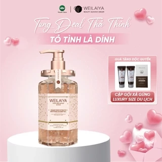 Sữa tắm trắng da cánh hoa hồng Damask Weilaiya Grand Rose Extracts Whitening Shower Gel 450ml