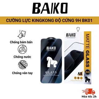 Kính cường lực KINGKONG BAIKO độ cứng 9H siêu mượt siêu bền cho lph 15 14 13 12 11 7 8 Plus Xr X XS
