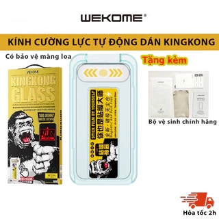 Kính cường lực KINGKONG bảo vệ màng loa WEKOME 034-057 iphone 11 12 13 14 15 16 pro promax x xr xs max