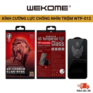 Kính Privacy KINGKONG WEKOME 4D 6D WTP-012-039-056 KK-86 chống vỡ iphone 11 12 13 14 15 16 pro promax