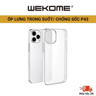 Ốp lưng Trong suốt Cao Cấp bảo vệ viền Camera P43 KOLEAD  IPhone 11 12 13 14 15 16 PRO PROMAX PLUS