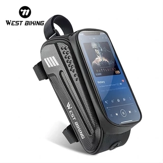Túi đựng đồ treo sườn xe đạp thể thao WEST BIKING chạm màn hình cảm ứng cho điện thoại 7.0inch