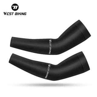 Găng ống tay áo WEST BIKING bằng vải lạnh chống tia UV thích hợp khi đi xe đạp