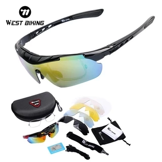Kính Râm WEST BIKING Chống Sương Phân Cực Gọng Mypia UV400 Bảo Vệ Mắt Dùng Khi Chạy