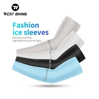 Set 2 Găng Cánh Tay Chống Nắng WEST BIKING Bảo Vệ Khỏi Tia UV Dành Cho Người Chạy Bộ Mùa Hè