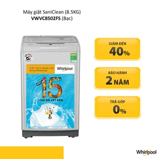 Máy giặt lồng đứng Whirlpool 9.5 kg VWVC9502 - Bảo Hành 2 Năm