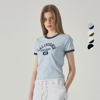 Áo Thun WHO.A.U Campus Ringer Short Sleeve T-shirt_WHRAF2323F