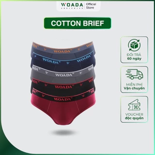 Quần Lót Nam Brief Chất Liệu Cotton Thoáng Mát Thương Hiệu WOADA LK019