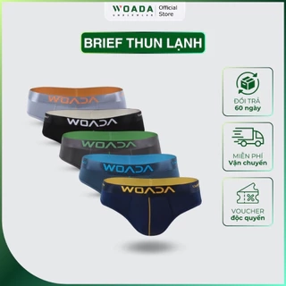 Quần Lót Nam Dáng Brief Chất Liệu Thun Lạnh 4 Chiều Cao Cấp Thương Hiệu WOADA LK130