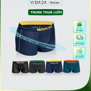Quần Lót Nam Dáng Trunk Thể Thao Chất Liệu Thun Lạnh 4 Chiều Kháng Khuẩn Thương Hiệu WOADA LK118