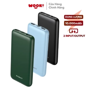 Pin Sạc Dự Phòng Wook RT12 Dung lượng 10.000 mAh 2 cổng sạc IN/OUT - Chính Hãng