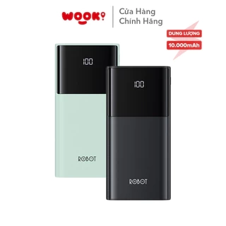 Pin Sạc Dự Phòng 10.000mAh ROBOT RT190S 2 Cổng Sạc Vào & 2 Cổng Sạc Ra - Chính Hãng