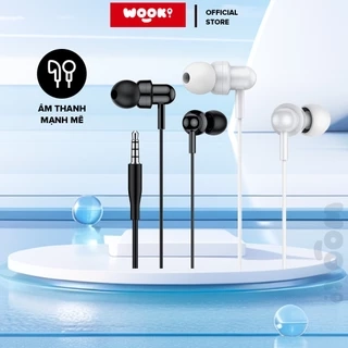 Tai Nghe Nhét Tai ROBOT RE20 Cổng Kết Nối Jack 3.5mm Hỗ Trợ Nghe Nhạc Và Đàm Thoại Âm Bass Sống Động
