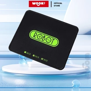 Tấm Lót Chuột Kiểu Dáng Gaming ROBOT RP01 Đen Kích Thước 220x180x2mm