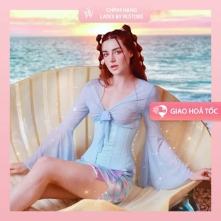 Adella - Đai Gen Nịt Bụng Latex Xanh WSTORE 28 Xương Kép 4 Nấc Cài - Phù Hợp Mẹ Bỉm Sau Sinh & Sau Phẫu Thuật Hút Mỡ Bụn