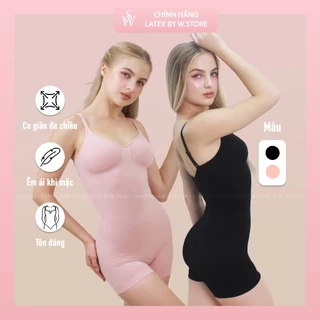 Jumpsuit 2 Dây Nâng Nhẹ V1 & V3 - Định Hình Body - Siết Eo Gom Gọn Mỡ Thừa - Latex By WSTORE