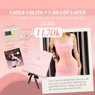 Latex Hồng WSTORE 27 Xương Giảm Eo Sau Sinh & Sau Hút Mỡ - Gen Nịt Bụng Latex Chuẩn Chính Hãng