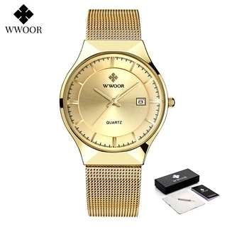 Đồng Hồ Đeo Tay Chống Nước WWOOR Masculino-8016 Sang Trọng Cho Nam