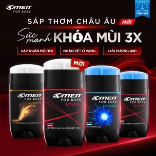 Sáp Khử Mùi Xmen For Boss 70g/80g - Sáp Thơm Châu Âu, Ngăn Tiết Mồ Hôi (Sáp Trắng), Ngăn Vệt Ố