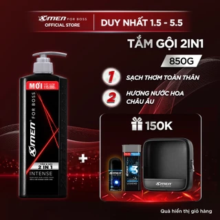 Tắm Gội X-Men for Boss Intense 2in1 850g