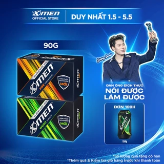 Xà bông cục Xmen 90g - 2 mùi hương nam tính cùng công thức sạch khuẩn