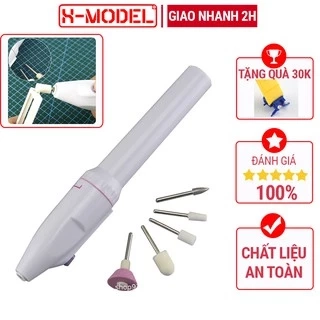 Bộ máy mài mài dụng cụ làm mô hình có 5 đầu mài, lắp ráp đồ chơi Gundam Anime Nhật