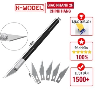 Dụng cụ cắt, lắp ráp mô hình Gundam Bandai X-MODEL XM10 chất liệu thép gồm 5 với lưỡi