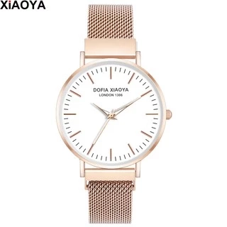 Đồng Hồ Đeo Tay XIAOYA 1306 Dây Kim Loại Nút Bấm Từ Tính Dành Cho Nữ