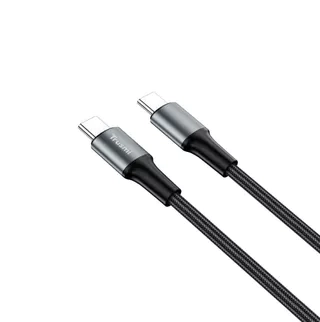 Cáp Sạc nhanh Trusmi 66W C to C Braided Cable Black 1.2M