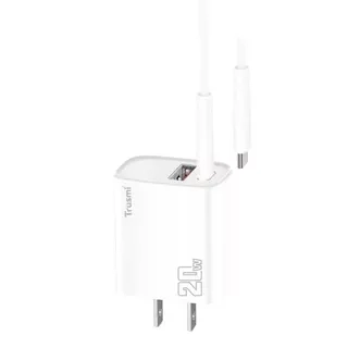 Củ Sạc Nhanh Trusmi PD20W A+C Charger Set With C TO C 60W Cable