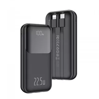 Pin Dự phòng Trusmi PD22.5W Ultra MINI DIGITAL With L+C Cable POWER BANK 10000mAh Black/White/Purple