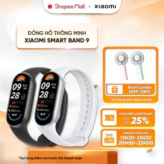 Đồng hồ Xiaomi Smart Band 9 - Màn hình AMOLED 1,62'' - Hỗ trợ 150 bộ môn thể thao