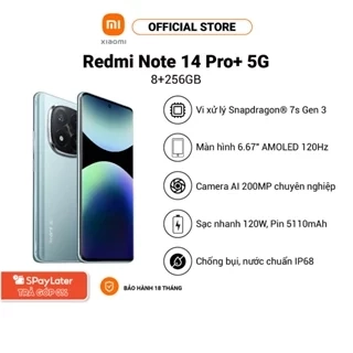 Điện thoại thông minh Redmi Note 14 (6+128GB) | Camera AI 108MP | MediaTek Helio G99-Ultra | Pin 5500mAh